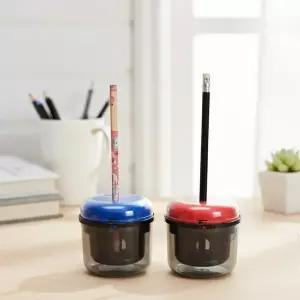 데스크 프로 전동 자동 연필깎이 건전지용 2컬러