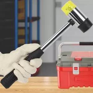 다용도 해머 망치 경량 캠핑 작업 자루 나무 (WFK4ABN)