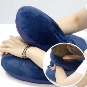 사무실 낮잠용 목쿠션 네이비 편안한 수면 베개 목베개 휴식용 쿠션 (WFJ6V3F)