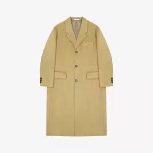 [롯데백화점]지이크 캐시미어 블랜드 3버튼 체스터필드 클래식 코트 베이지  (PLHAX7023000)