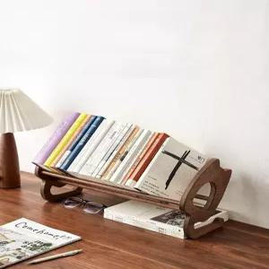 원목 책꽂이 데스크탑 탁상용 책상 기숙사 책장 정리