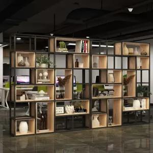 책장 가벽 매장용 파티션 북카페 서재 세트 공간 분리