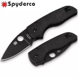 [스파이더코]릴 네이티브 컴프레션 락(F) S30V 블랙 폴딩 나이프 EDC 휴대용 주머니칼 잭나이프