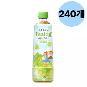 티로그 애플 청포도 제로 아이스티 녹차 500ml 240개 BNS