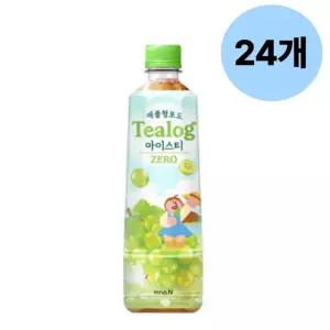 티로그 애플 청포도 제로 아이스티 녹차 500ml 24개 BNS