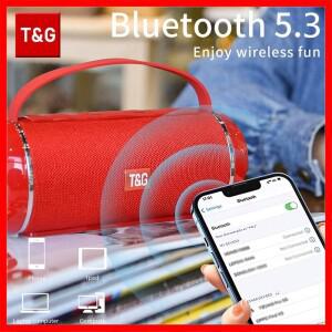 TWS 무선 블루투스 스피커, TG116c, 강력한 박스, 휴대용 야외 방수 서브우퍼, 3D 스테레오 사운드, 핸즈프