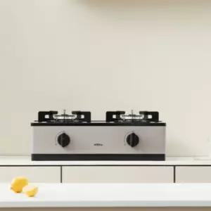 하츠 2구 가스레인지 고화력 과열방지 LPG 듀얼노즐 BNS