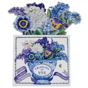 꽃책 팝업북 집들이 입체 독창적 도서 선물 부케북 옐로우