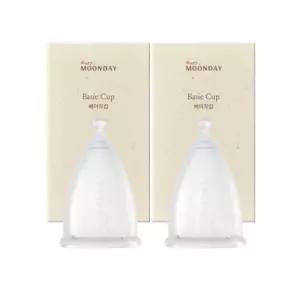 해피문데이 베이직컵 생리컵 안심 미디엄+미디엄 1set BNS