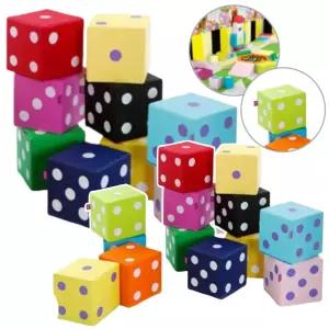 플리카 체육매트 (주사위) 방염 항균 쿠션 매트 사각모형 블럭 놀이방 키즈카페 어린이