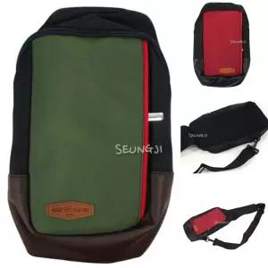 프리웨이 슬링백 크로스백 벨트 여행 가방 미니 웨이스트백 매쉬 허리쌕 다기능 남녀공용