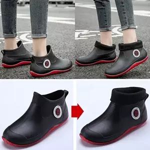 주방안전화 주방화 작업 털 장화 조리 방한 방수 신발 다용도