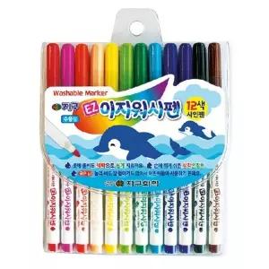 이지 워시펜 12색 싸인펜 사인펜 유아용 (WFJR5HB)