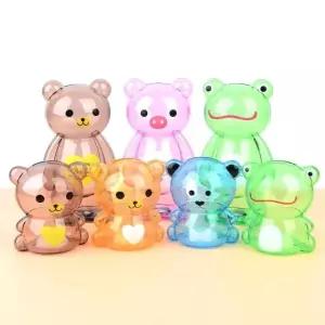 투명 동물 저금통 인테리어 소품 핸드메이드 저축 통 저금함 (WFK79YW)