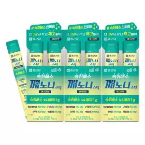 [롯데백화점]종근당 [종근당] 깨노니 숙취해소 젤리 스틱 배사과맛 10포 3박스 / 헛개나무