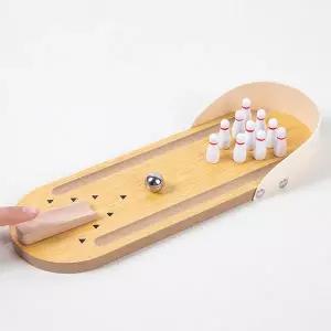 [젊은이마켓]미니 볼링게임 볼링놀이 세트 알까기 보드게임 쓸모없는 신박한선물