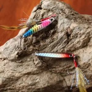 낚시바늘 지깅 반짝반짝 다채로운 루어 메탈지그 5p (WFK55H1)