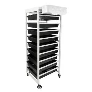 미장툴스 이동식 멀티트롤리(고급형) 트레이 미용실 시술 츄레이