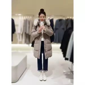 [롯데백화점]SOUP 폭스퍼후드 덕다운여성패딩  SBBDO911