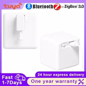 투야 스마트 핑거봇 스위치봇 지그비3 Alexa Google 홈을 갖춘 Bluetooth Type-C 충전식 원격 차고 커튼 버