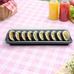 [한아름리빙]배달용기 김밥 유부초밥 케이스 100세트 도시락 포장 일회용 반찬