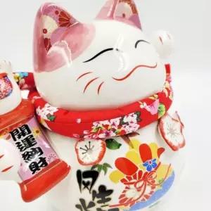 장식용돈보관통 복고양이 소품 일식당 인테리어 행운금고 대형 (WFJ6ZA2)