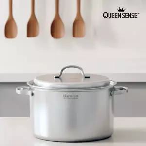 [퀸센스] 바로써 무연마 통오중냄비 24cm곰솥