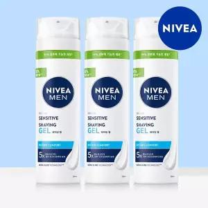 니베아 맨 센서티브 쉐이빙 젤 200ml 3개