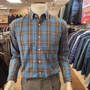 [런던포그](천호이마트) HL01 세미 일자 기본 에리 긴팔 남방 LPWVA751(46) (S44369539)