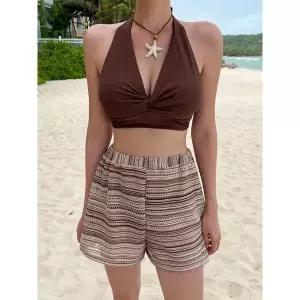 [비바럽]시그니처 NO.4 반바지 비키니 SW20349F 쓰리피스 커버업 팬츠 모노키니 큰컵 CDE.._P414219549