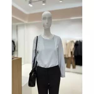 [롯데백화점]SOUP 기본라운드넥 긴팔블라우스  SCRLS92C