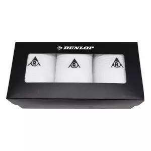 [던롭] 테니스 장목양말 3P(화이트) 배드민턴 축구 농구 스포츠