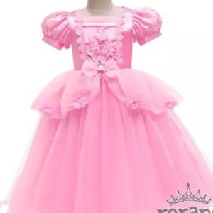 K69 핑크 플라워 오로라 공주드레스 유아 파티드레스