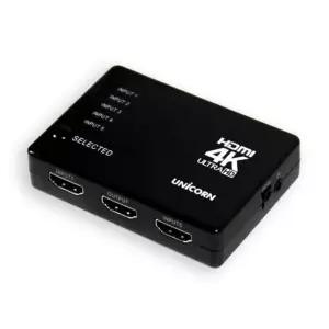유니콘 4K HDMI 5대1 스위치 셀렉터 모니터 선택기 (WFJ6F3N)