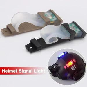 1Pc 전술 헬멧 신호등 스트로브 라이트 스포츠 야외 전문 생존 구조 하이킹 캠핑 CS 게임