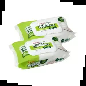 물걸레청소포 물티슈 손걸레80매 (20개)한박스