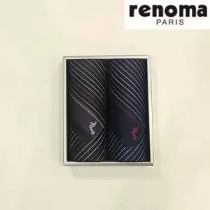 레노마 RDA04 레노마 남녀2매 선염 손수건 세트