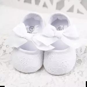 운동화 하양 리본 백설공주님 보행기화 203025