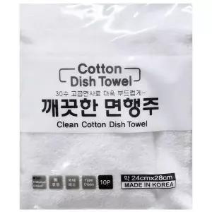 TC 아이린 면행주 화이트 10장 주방행주 빨아쓰는행주 (WFJ6ZYT)