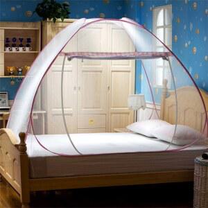 모기장 여름 침대 캐노피 그물 커튼 메쉬 패브릭 홈 침실 폴리에스테르 가정용 가구