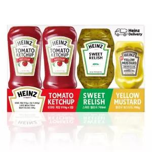 코스트코 하인즈 케찹 910gx2 + 스위트 랠리쉬 769ml(855g) 머스타드 396g