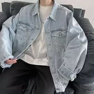 [모로엠]남성 연청 오버핏 데님 자켓 DMS-JUA-Q4263055