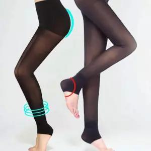 기모스타킹 겨울 타이즈 여성 착시 스타킹 밍크 융털 안감 레깅스 [PC261]