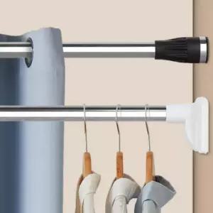 압축봉 강력 다용도 길이조절 커튼봉 옷걸이 미니 무타공