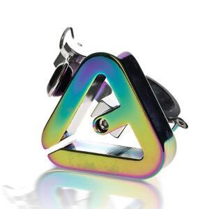 자전거 삼각 벨 고음량 안전 경적 2-마운트 시스템 고무 밴드/클립 링 스타일 경량 내구성 사이클링 장비