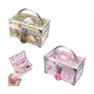 산리오 헬로키티 자물쇠 손잡이 미니 메이크업 케이스 소품박스 일 정품