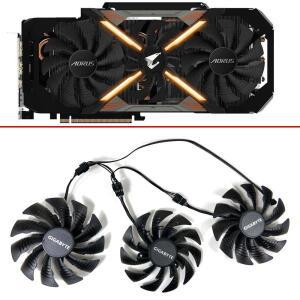 기가바이트 AORUS GTX1070 1080 익스트림 에디션 비디오 카드 선풍기 냉각 T129215BU PLD10015B12H 95mm 4
