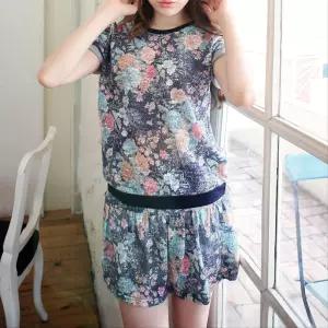 캐주얼 여행 바캉스 비치 반팔티 치마바지 세트 가을코디 룩북 팬츠