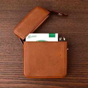 심플 컬러 여성용 가죽 보관 담배 케이스 담배케이스