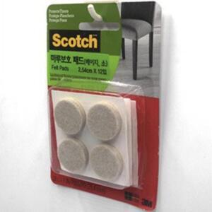 소형 가구다리 부직포 스티커 의자 긁힘 미끄럼방지